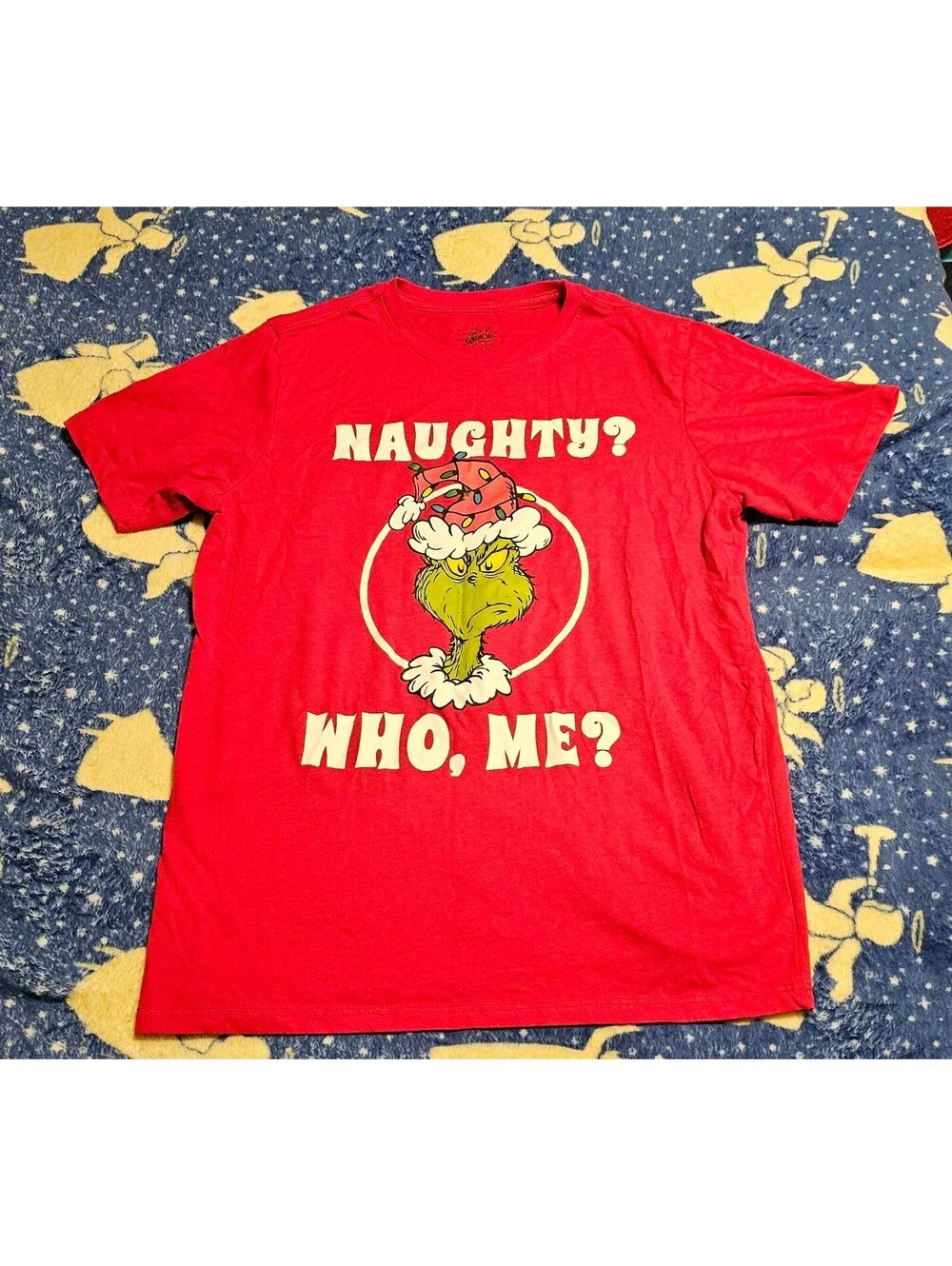 Boys xxl 18 grinch t shirt euc